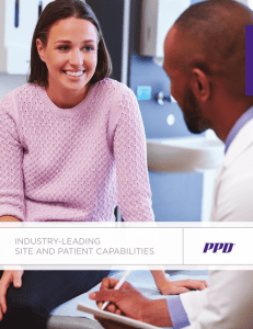 industry-leading site and patient capabilities