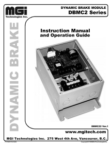 Dynamic Brake Module Manual