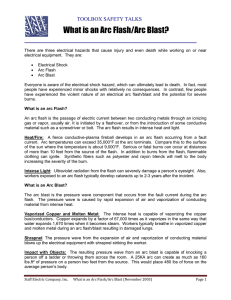 What is an Arc Flash/Arc Blast?