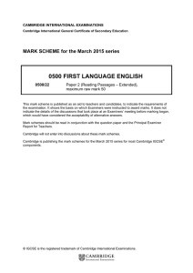 0500 first language english