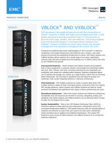 Vblock and VxBlock Product Overview