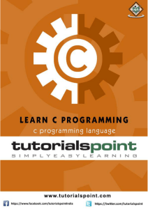 C Programming Tutorial (PDF Version)