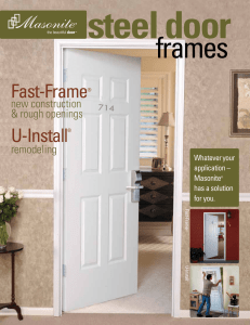 Fast-Frame and U-Install Catalog