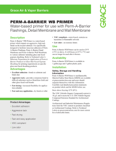 PERM-A-BARRIER® WB PRIMER Water
