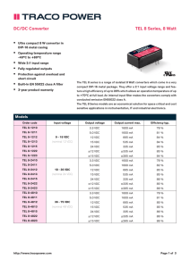 TEL 8-1215 Datasheet