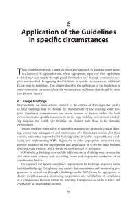 6 Application of the Guidelines in specific circumstances