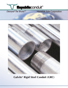 Galvite® Rigid Steel Conduit (GRC)