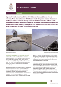 Case study 7 - Sustainable development in RPC South West