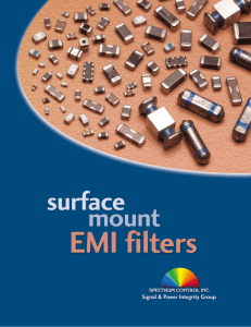 Surface Mount EMI Filter Catalog
