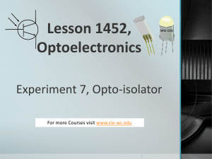 Lesson 1452, Optoelectronics - Cleveland Institute of Electronics