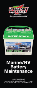 Marine/RV Deep-Cycle Batteries Table of Contents