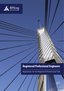 Registered Professional Engineers