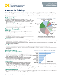 Commercial Buildings - Center for Sustainable Systems