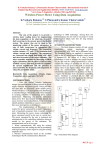 Wireless Power Meter Using Data Acquisition