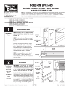 torsion springs