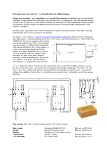 Schematic and parts used for reversing direction of a