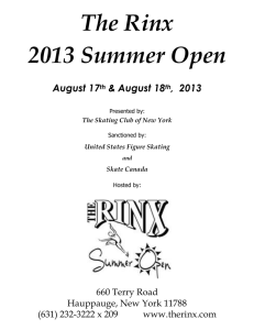The Rinx 2013 Summer Open