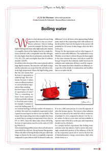 Boiling water - Europhysics News