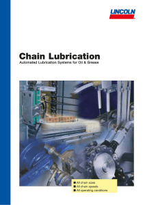 Chain Lubrication - Lincoln Industrial