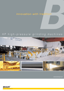 HP high-pressure grinding machines
