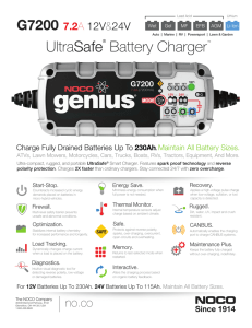 Battery Charger UltraSafe