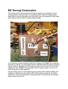 RF Sweep Generator