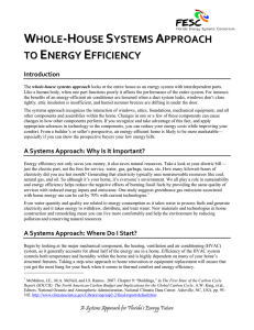 Whole House Systems Approach to Energy Efficiency