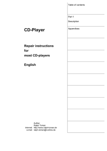 CD-Player - Ralph Toman
