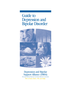 Guide to Depression and Bipolar Disorder