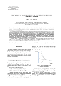 comparison of scalar and vector control strategies of induction motors