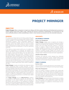project manager - Dassault Systèmes