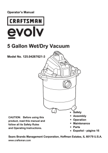 5 Gallon Wet/Dry Vacuum