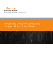 Processing Units for Combating Coupled Bunch Instabilities