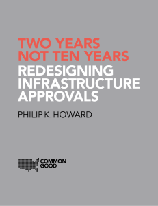 Two Years, Not Ten Years: Redesigning Infrastructure Approvals