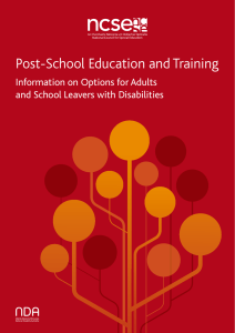 Post-School Education and Training