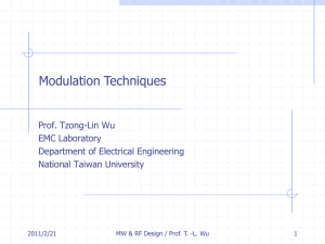 Modulation Techniques