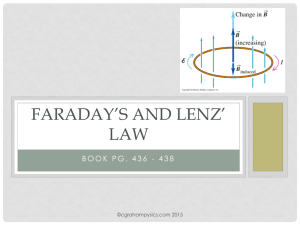 Faraday`s and Lenz` law