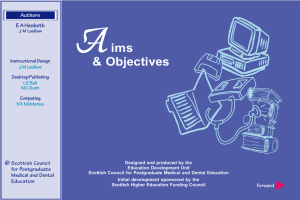 Aims and Objectives