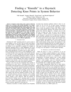 “Kneedle” in a Haystack: Detecting Knee Points in System