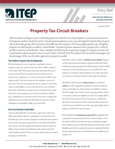 Property Tax Circuit Breakers