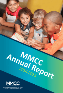 MMCC Annual Report 2014-2015 - Mosholu Montefiore Community