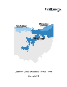 Customer Guide for Electric Service-Ohio
