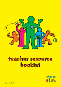 Teacher resource booklet