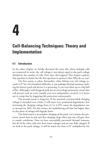 Cell-Balancing Techniques: Theory and