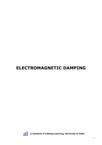 electromagnetic damping