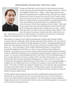 Father Steven C. Rogers Bio info