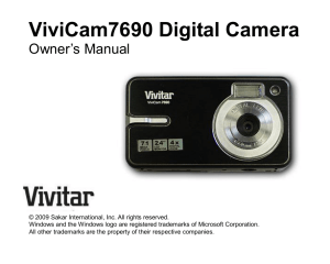 Digital Camera Owner Manual