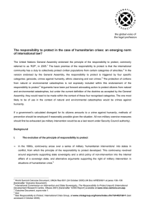 Responsibility to Protect Commentary Paper (Responsibility_