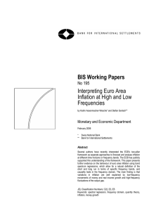 Interpreting Euro area inflation at high and low frequencies