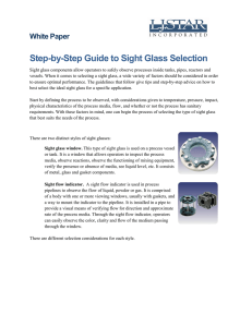 Step-by-Step Guide to Sight Glass Selection